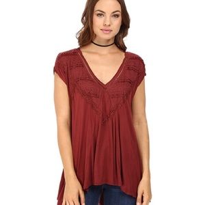 NWT Free People Abigail Tee